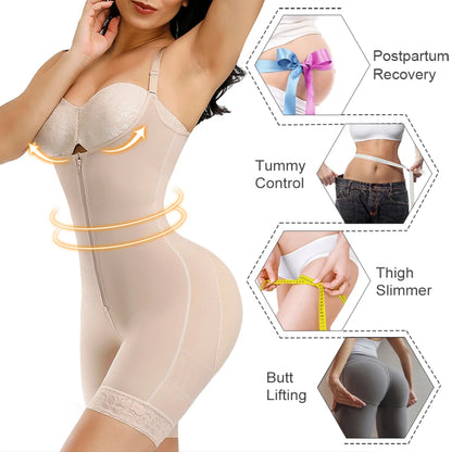 TSS Detachable Straps Full Body Shaper