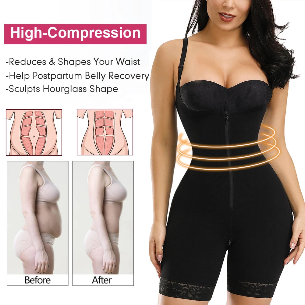 TSS Detachable Straps Full Body Shaper
